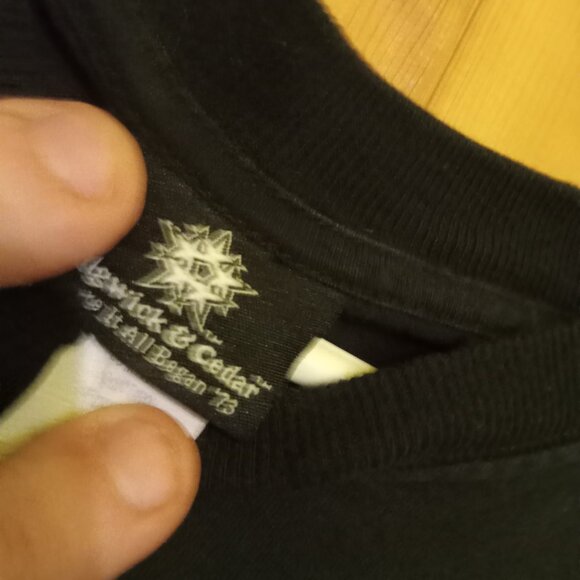 Vintage Sedgwick & Cedar DJ Kool Herc Size XL Hip Hop Rap Rhinestone Intact Rare - Picture 4 of 6